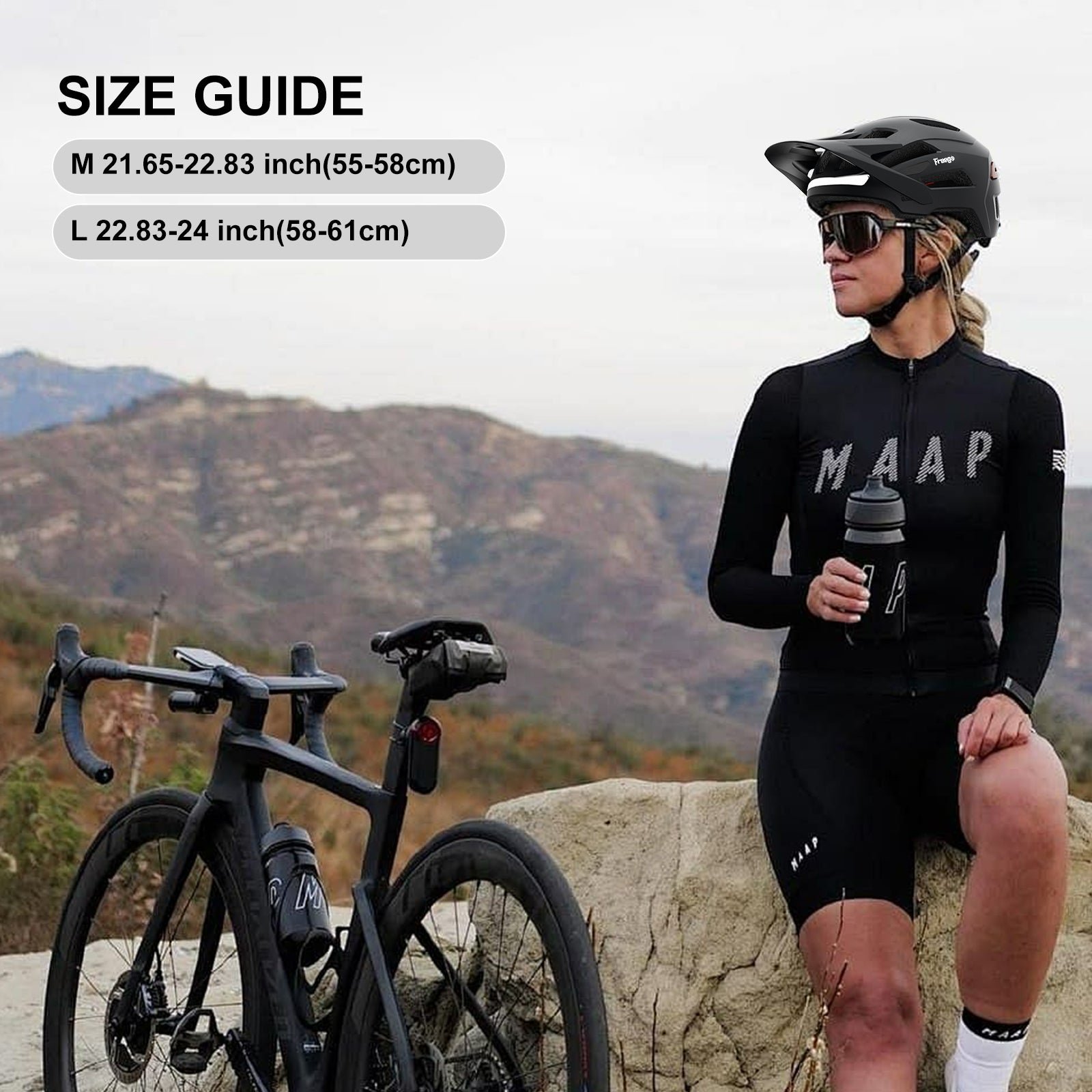 Freego Smart Bike Helmet with LED Signals & Remote Control for Adults - Image 3