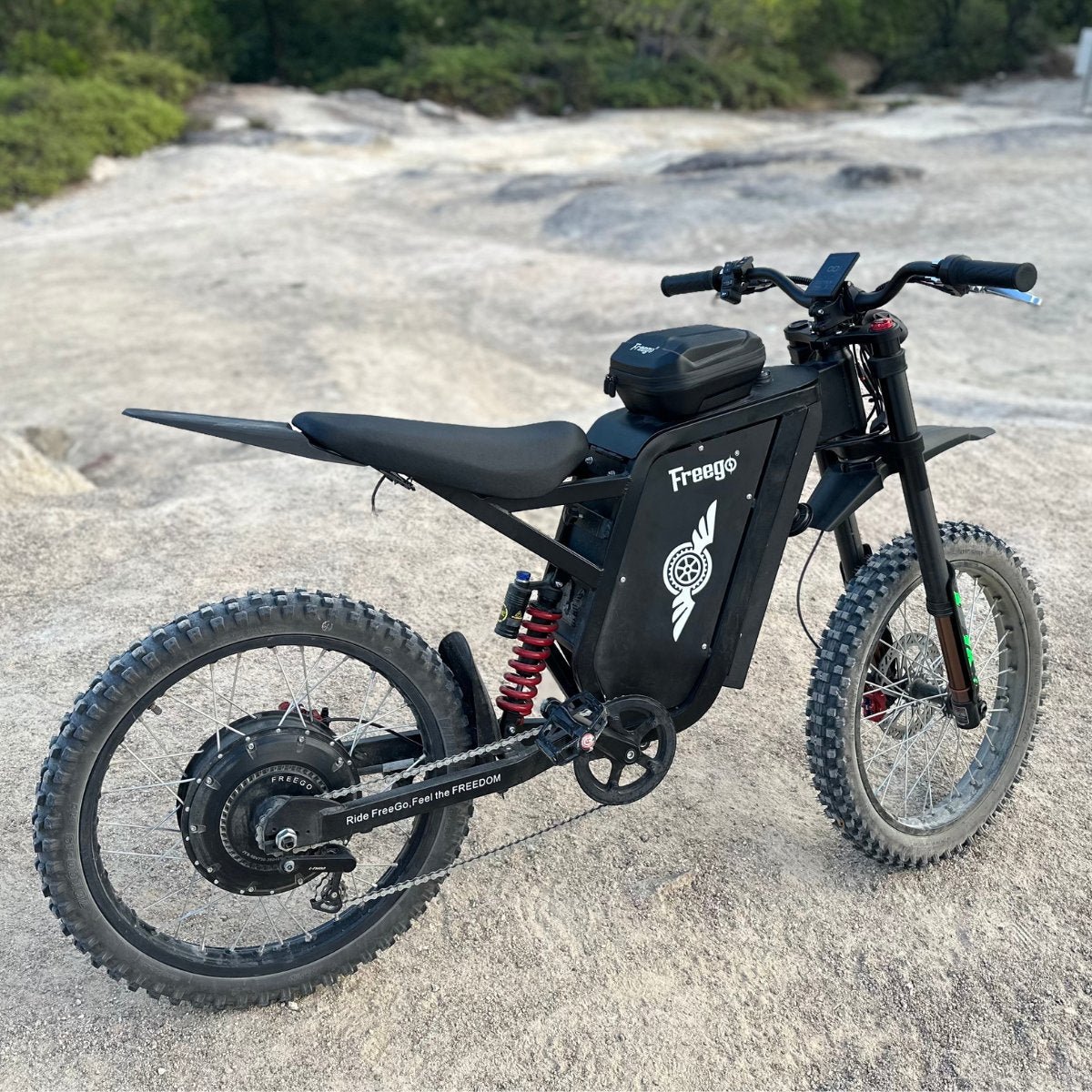 Freego X3 All-Terrain Electric Dirt Bike with Pedals - Image 13