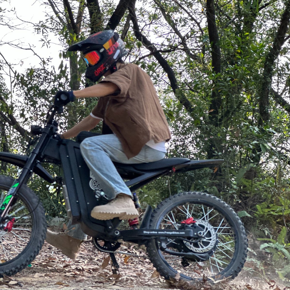 Freego X3 All-Terrain Electric Dirt Bike with Pedals - Image 5