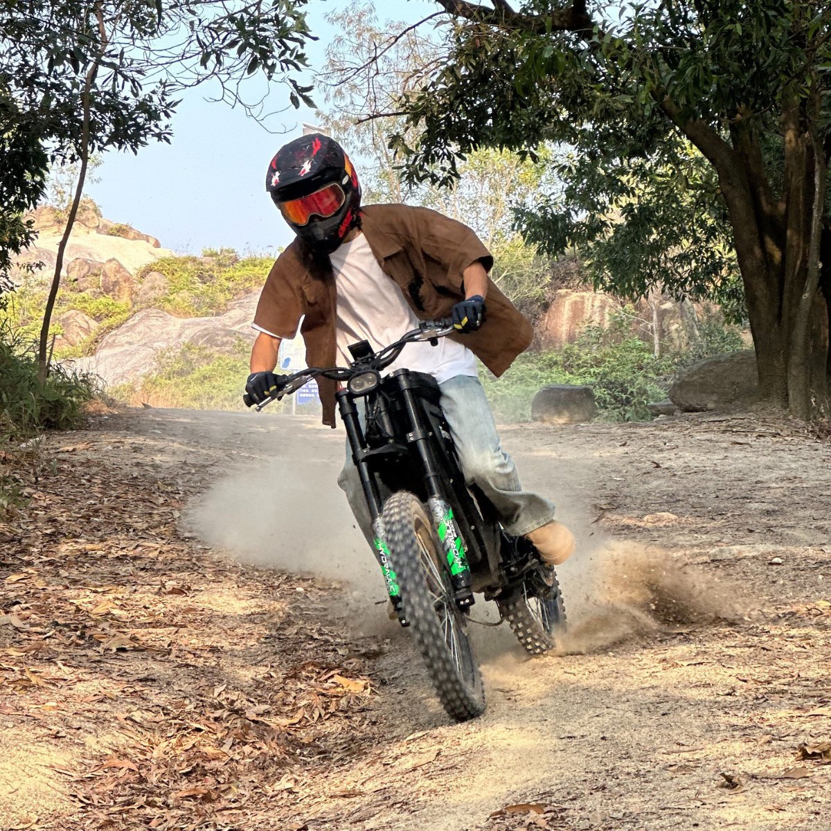 Freego X3 All-Terrain Electric Dirt Bike with Pedals - Image 8