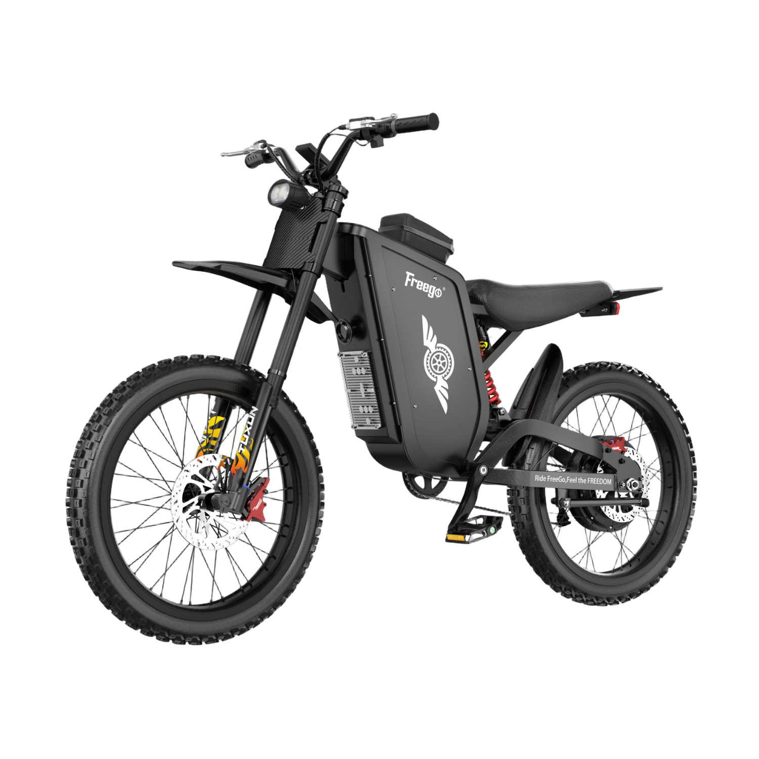 Freego X3 All-Terrain Electric Dirt Bike with Pedals
