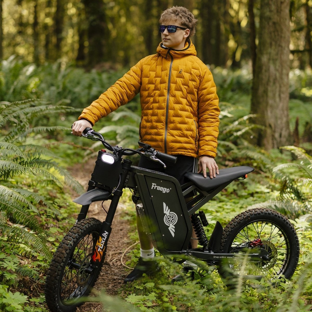 Freego X1 Series Agile All-Terrain Electric Dirt Bikes with Pedals - Image 9