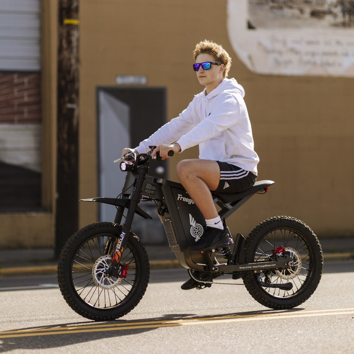 Freego X1 Series Agile All-Terrain Electric Dirt Bikes with Pedals - Image 2