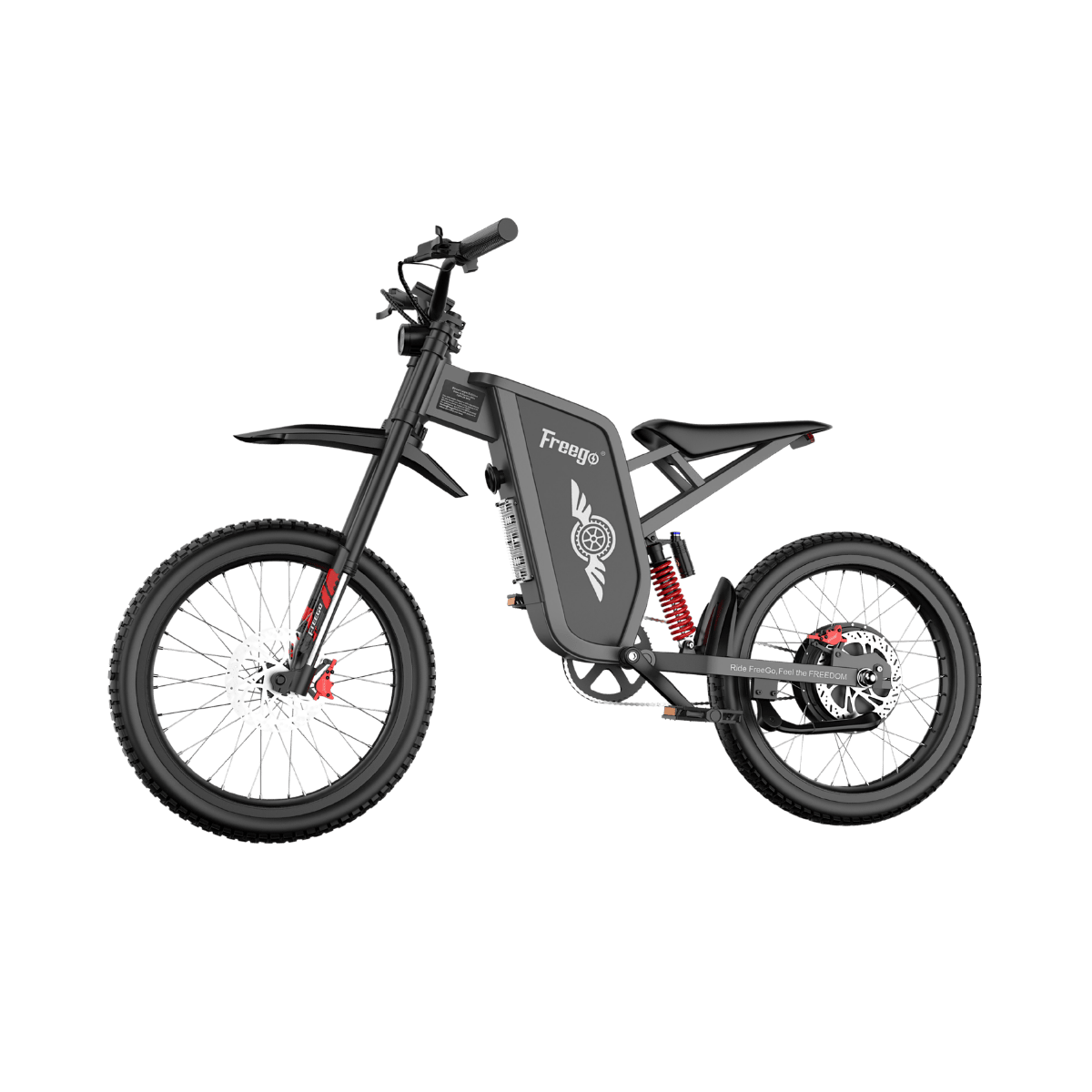 Freego X1 Series Agile All-Terrain Electric Dirt Bikes with Pedals - Image 12
